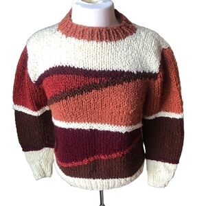 Vintage 80's Chego Chunky Sweater  Size Large